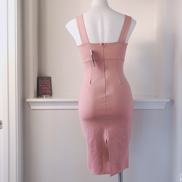 NEW Soprano Wild Rose Bodycon Dress, Pink Size S New w/Tag - Picture 3 of 11